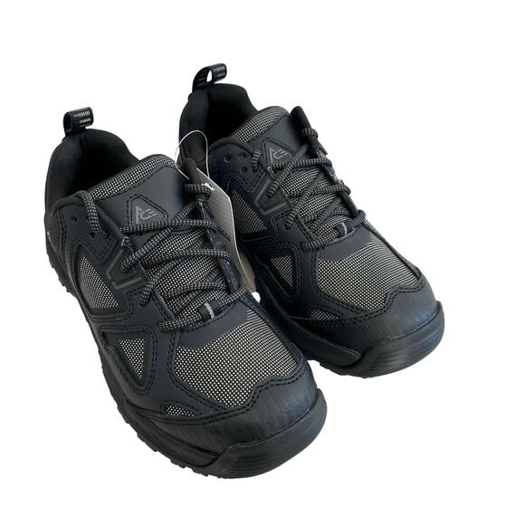 Ace Work Boots Defender Low Women 8.5 Black Soft Toe Water Slip Resistant 64024 - Picture 1 of 10